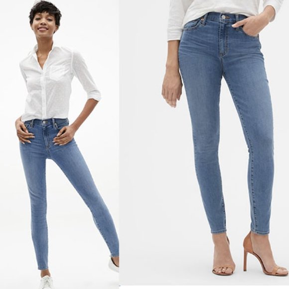 GAP Pants - NWOT Gap Jeans True Skinny High Rise Medium Indigo
